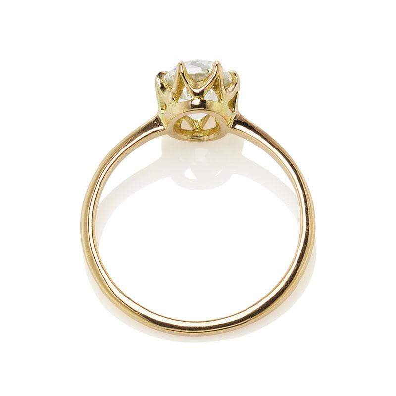 1.35ct old mine cut diamond Rings