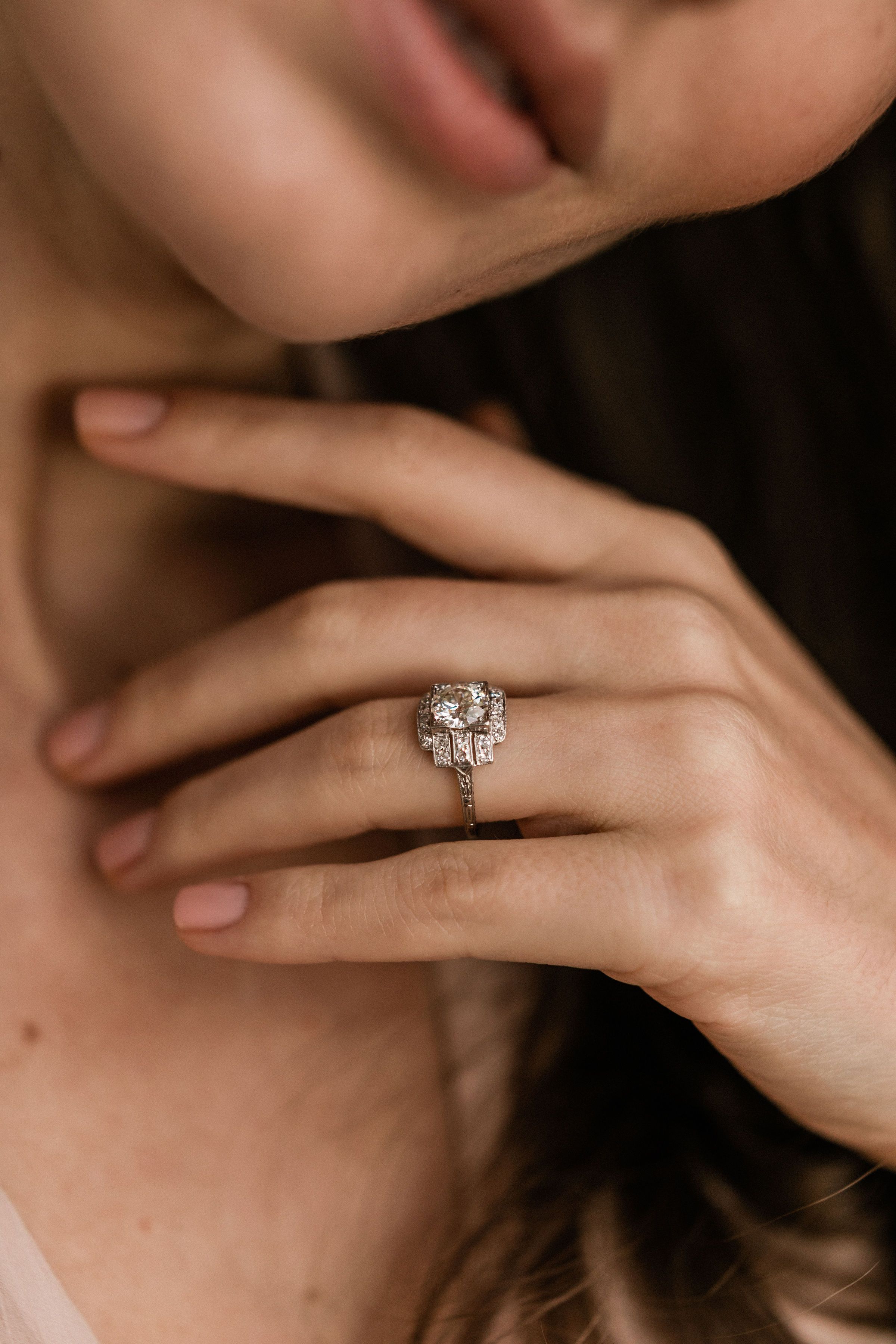 1.37ct transitional cut diamond