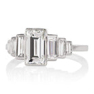 1.38ct Step cut diamond Ring