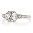 1.39ct Asscher cut diamond Ring