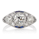 1.42ct old European cut diamond Ring