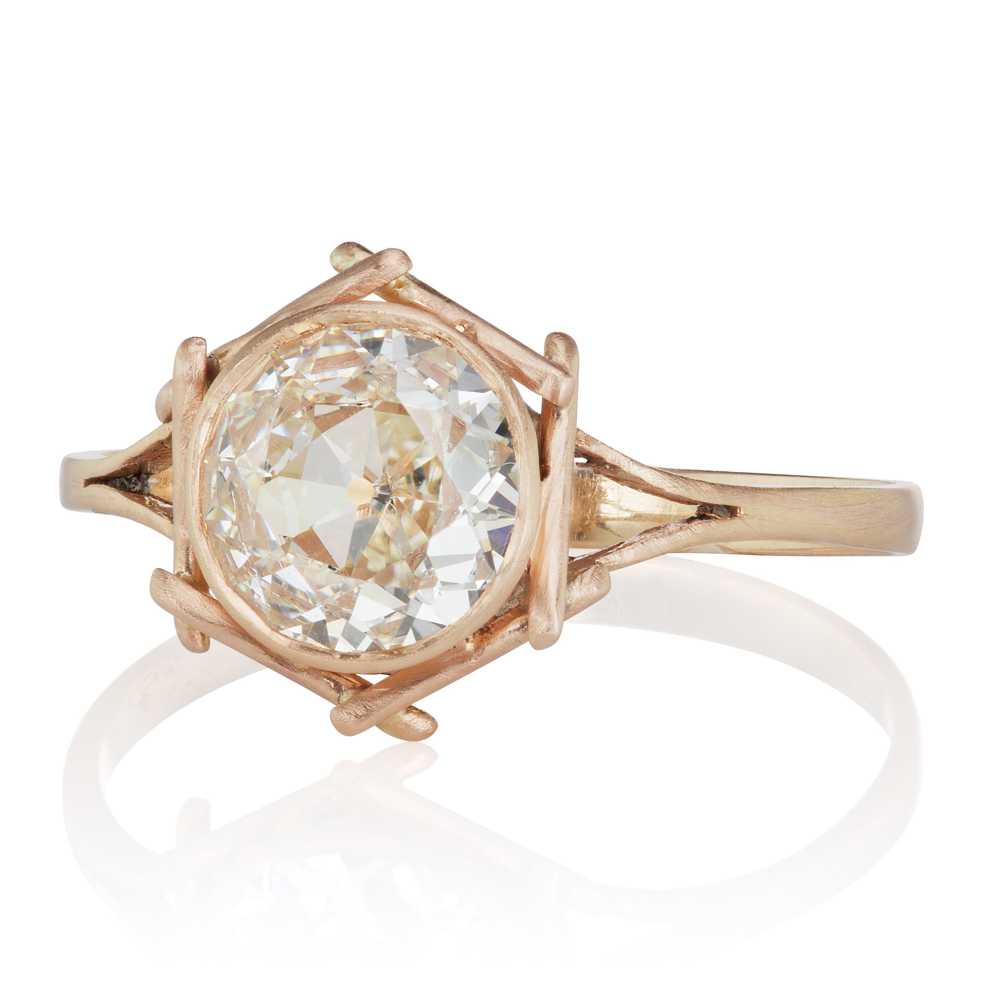 1.42ct old mine cut diamond