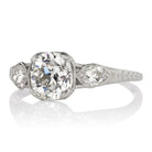 1.42ct old mine cut diamond Ring