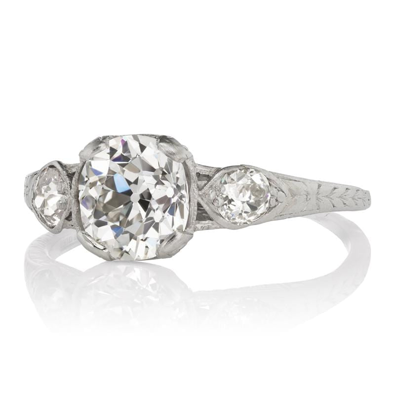 1.42ct old mine cut diamond Ring