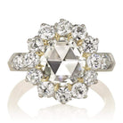 1.44ct Round Rose cut diamond Ring