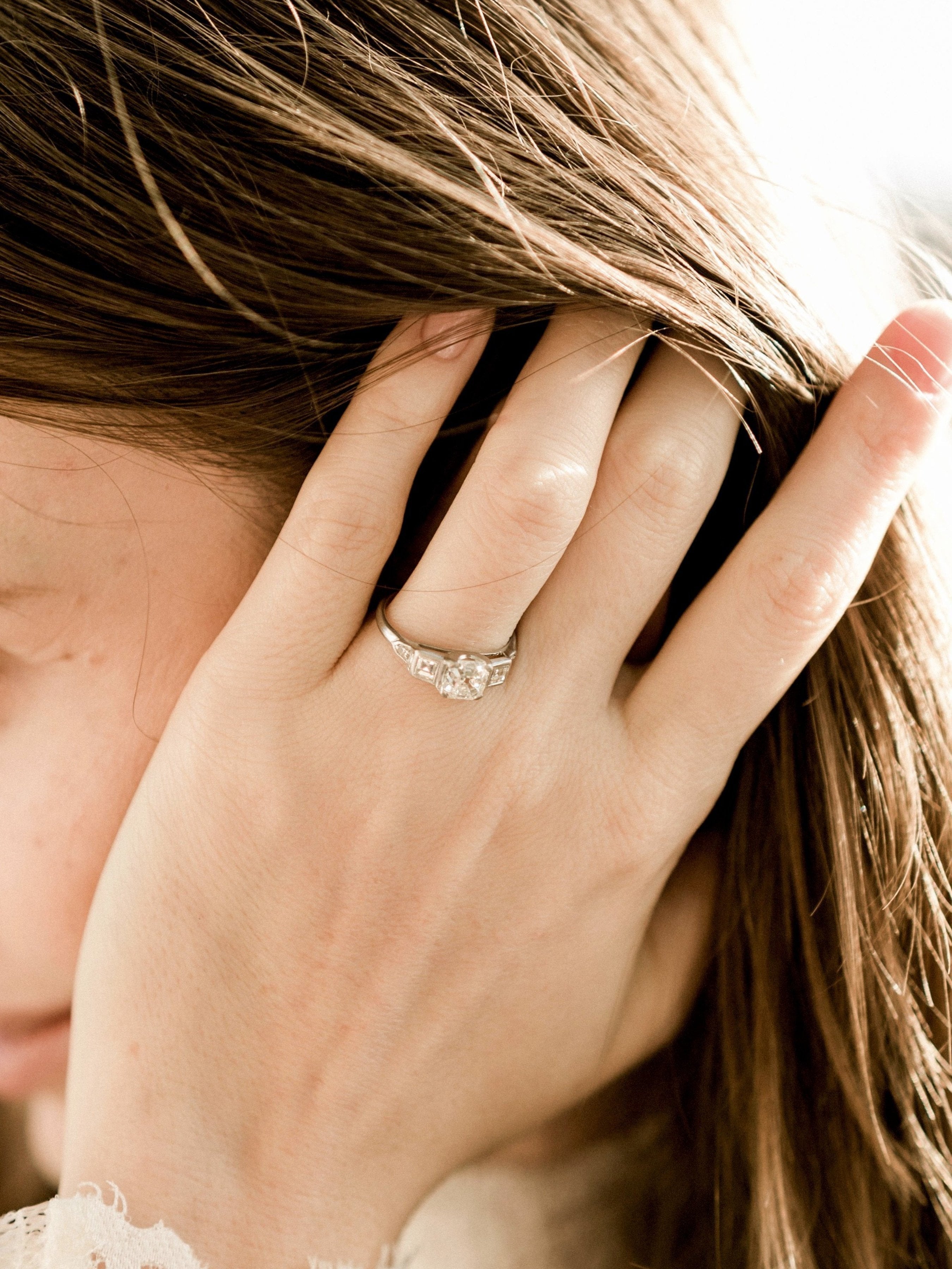 1.45ct Asscher cut diamond