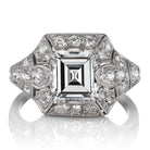 Emerald Cut Vintage Tiffany & Co Art Deco Ring