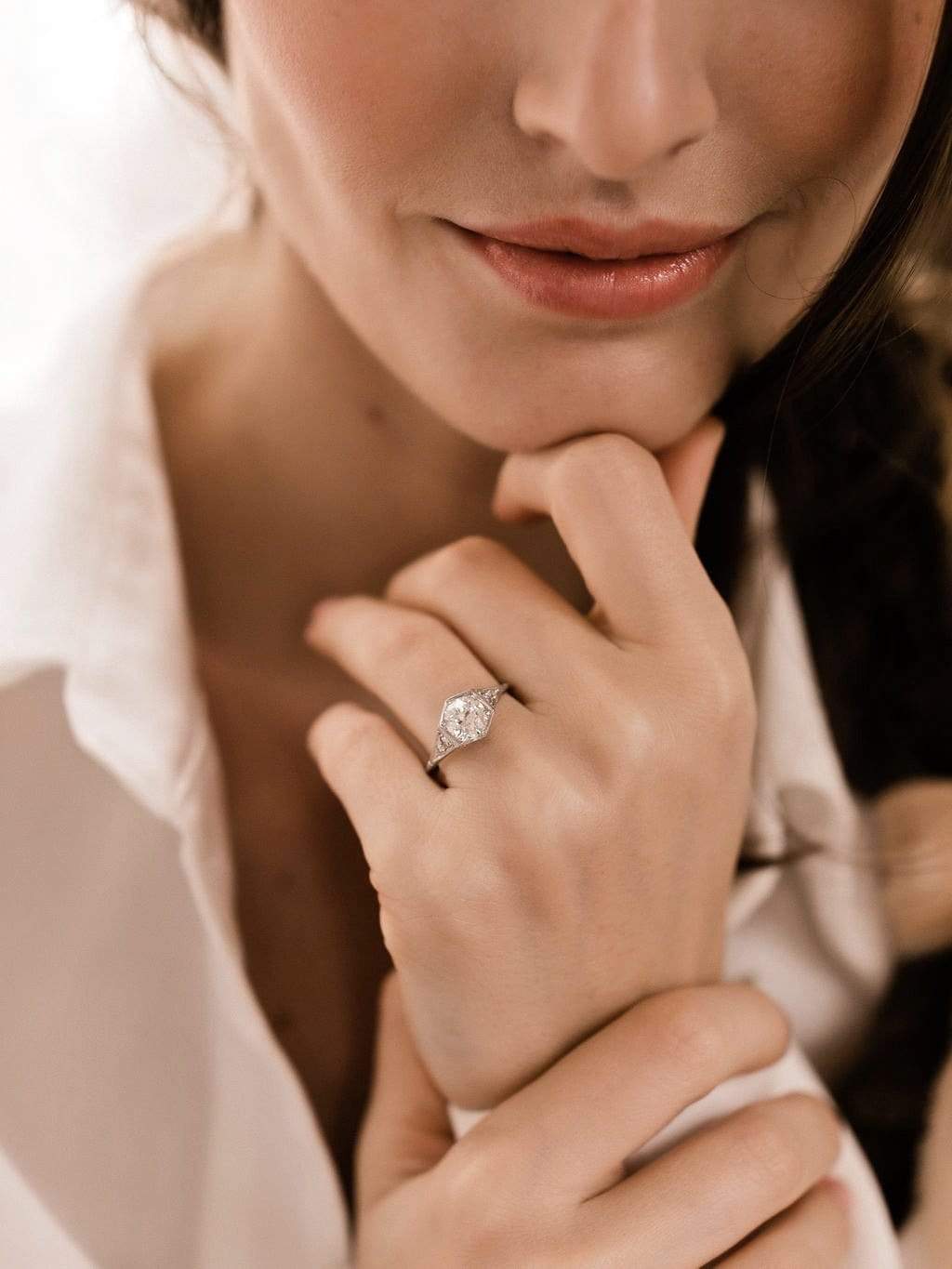 1.46ct old European cut diamond