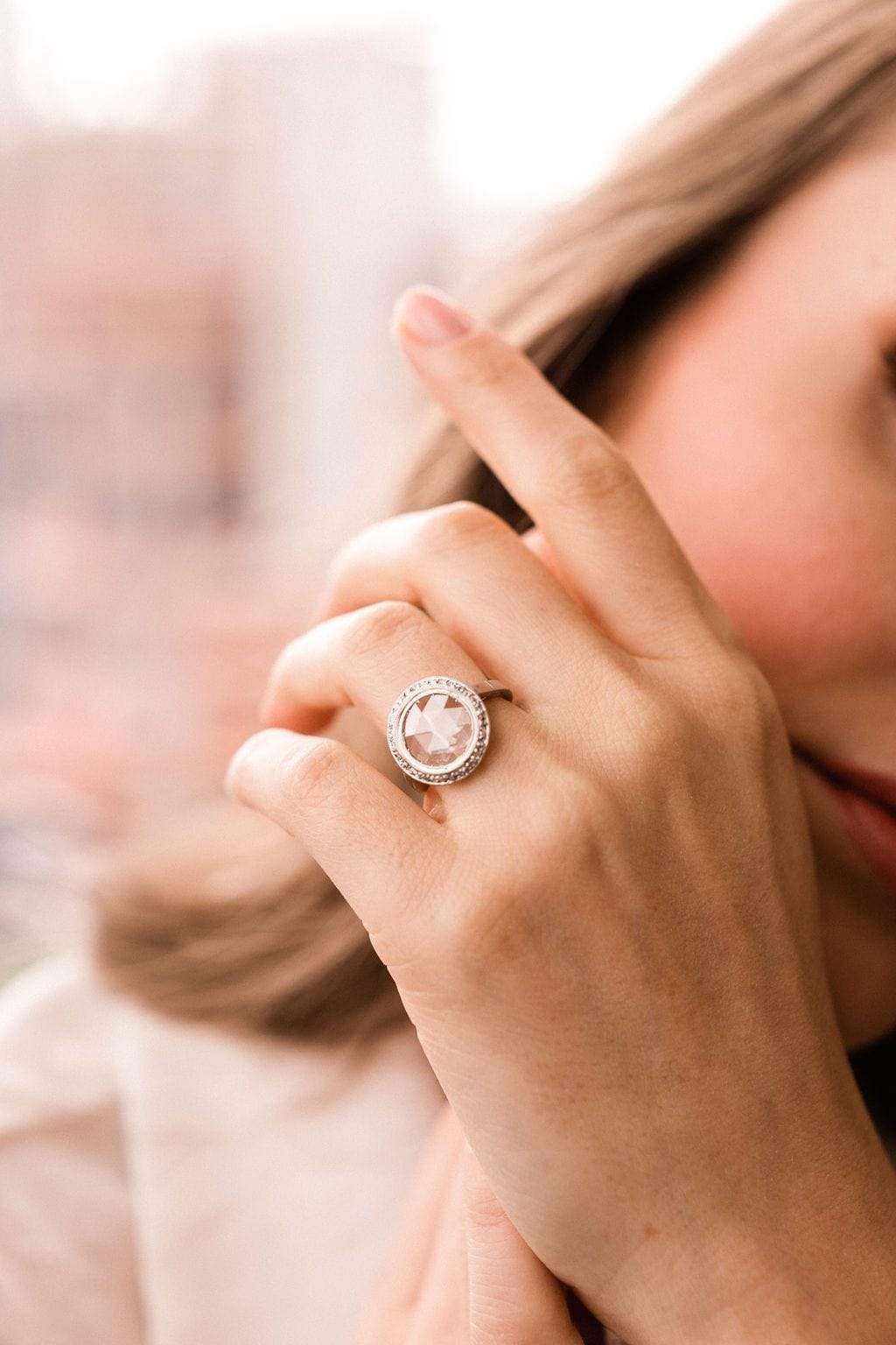 1.46ct rose cut diamond