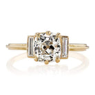 1.47ct old mine cut diamond Ring