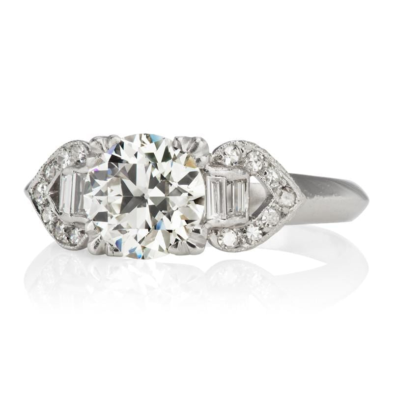 1.50ct old European cut diamond ring