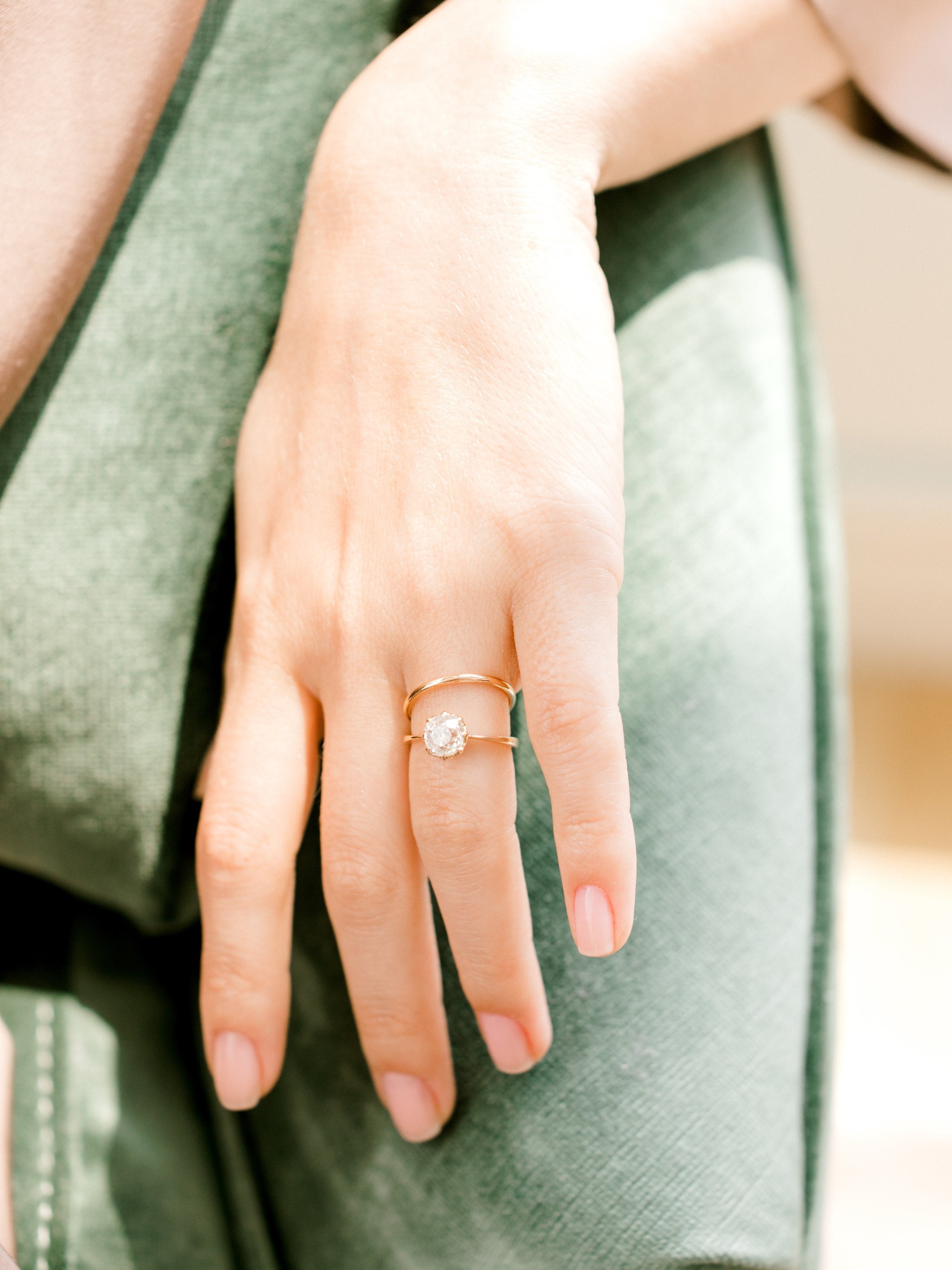 1.50ct old mine cut diamond