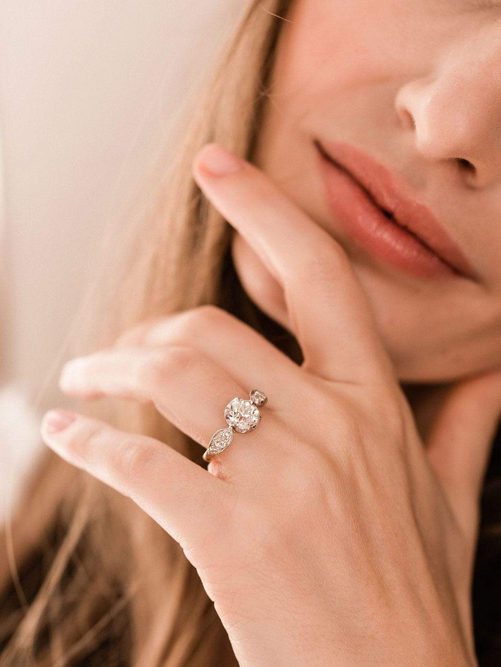 1.50ct old mine cut diamond