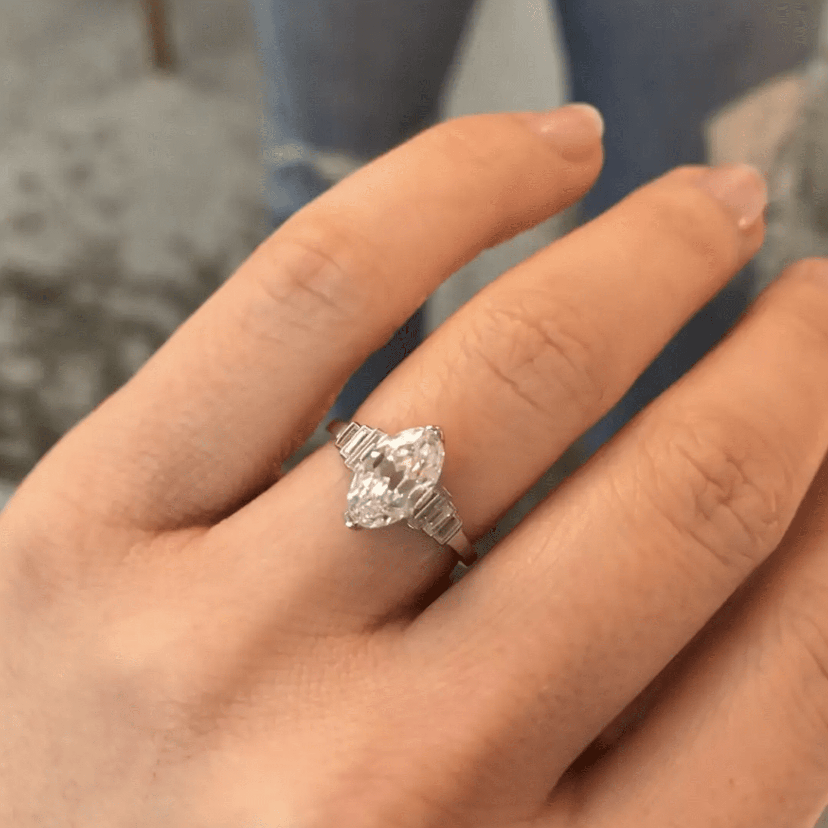 1.51 Carat Moval Cut Diamond