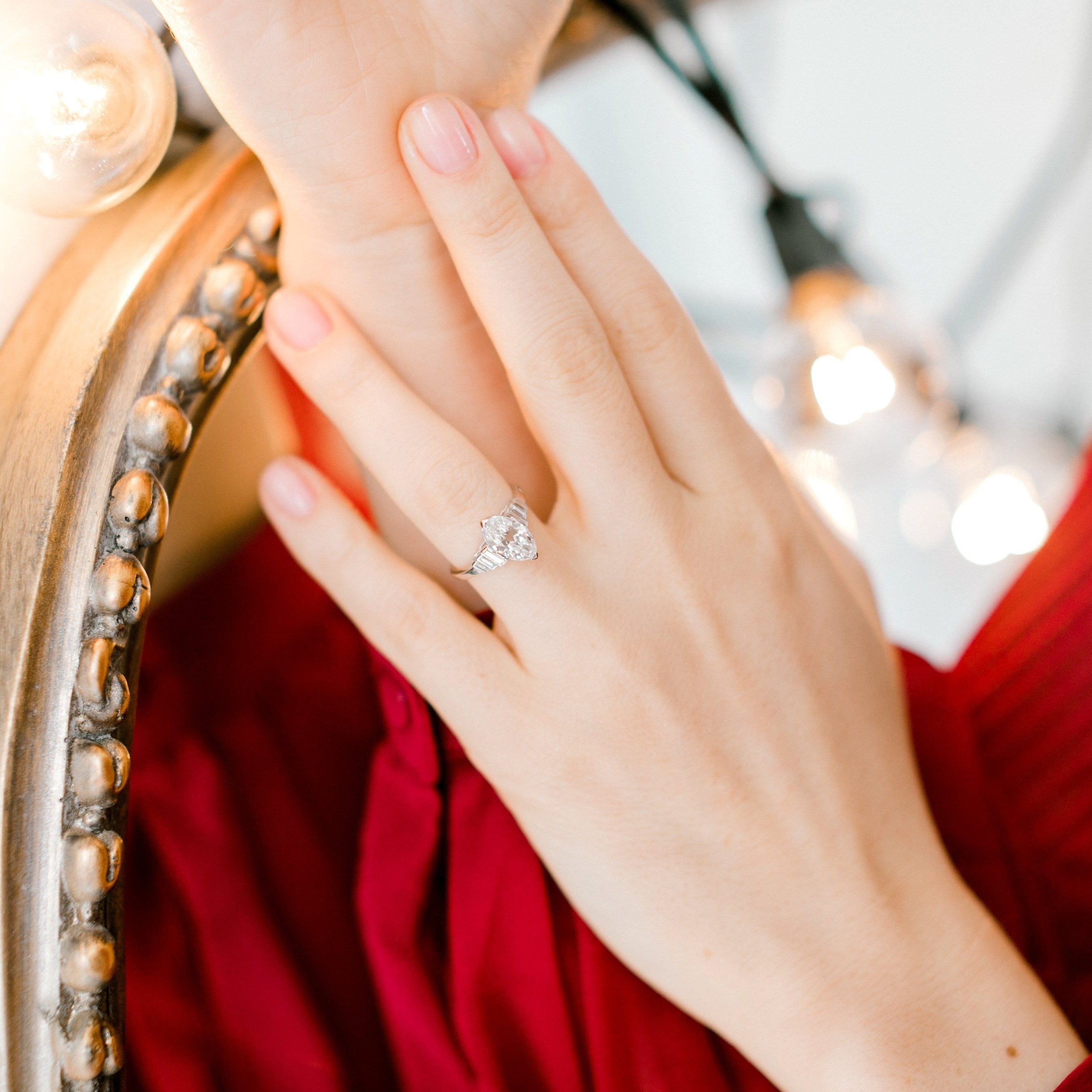 1.51 Carat Moval Cut Diamond