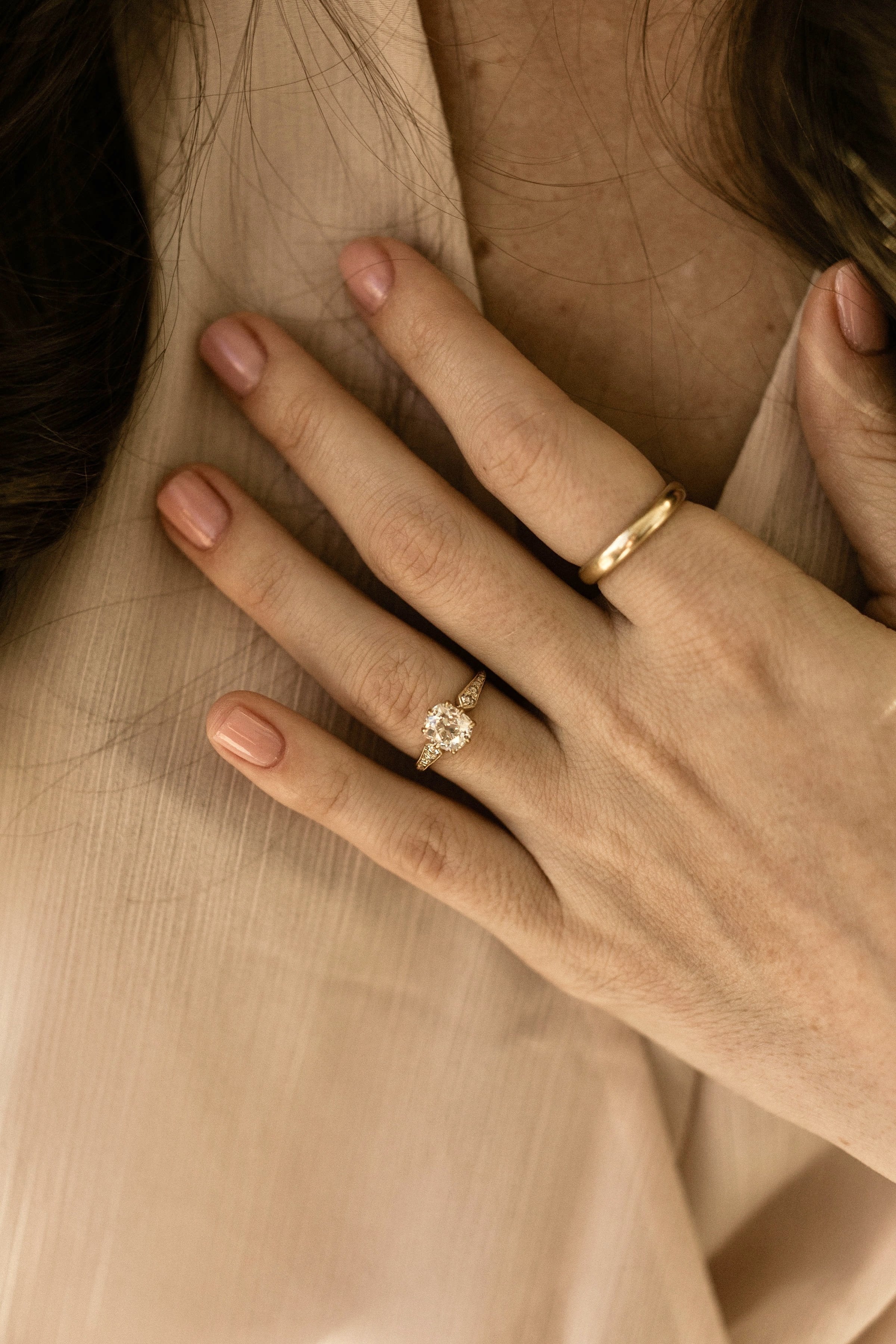 1.51ct old mine cut diamond