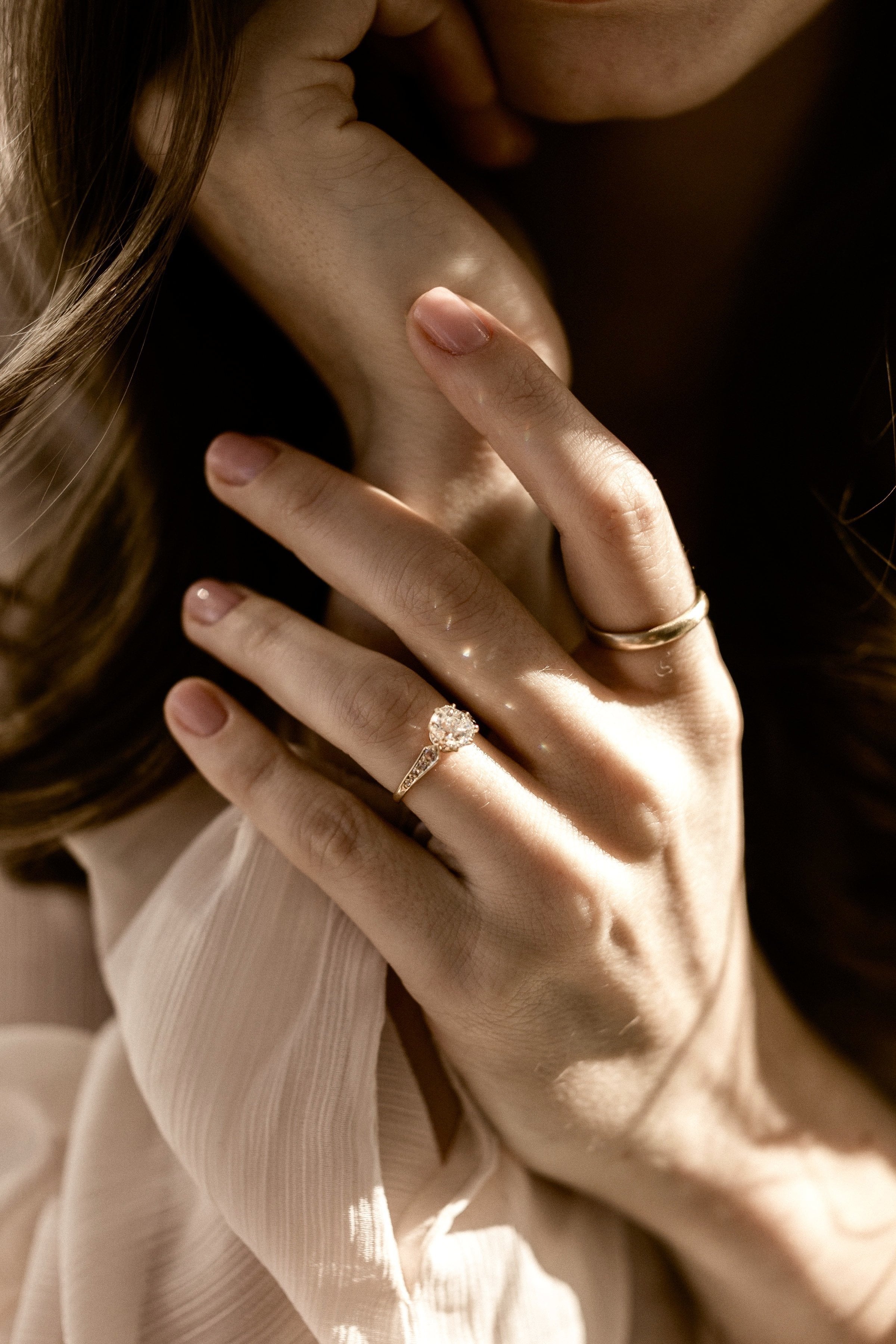 1.51ct old mine cut diamond