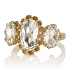 1.51ct Oval Rose cut diamond Ring