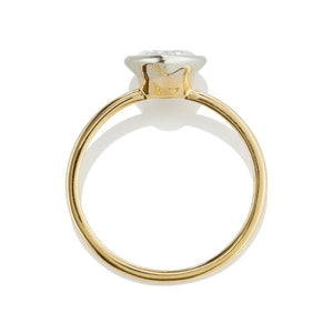 1.5 Carat Bezel Set Moval Cut Diamond Engagement Ring