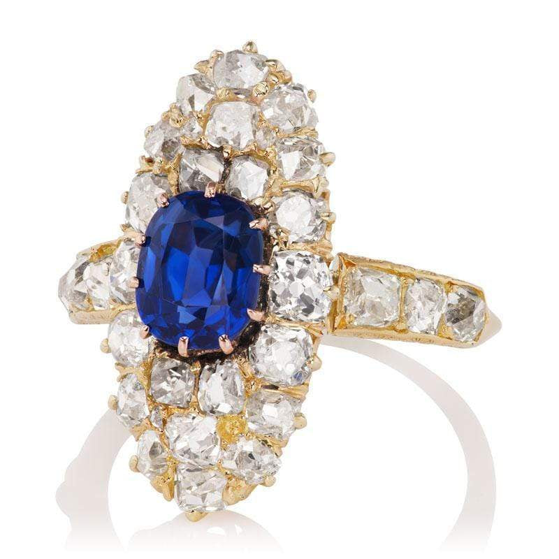 Edwardian Era Burmese Sapphire Ring