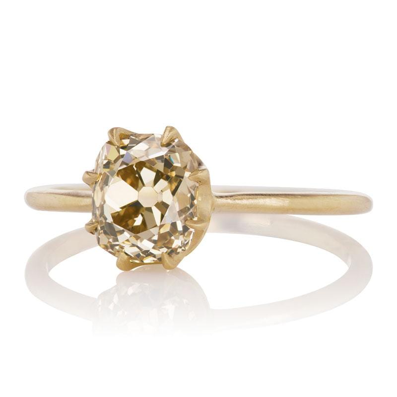 1.52ct old mine cut diamond Rings