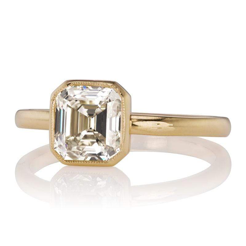 1.53ct Asscher cut diamond Ring