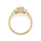 1.53 ct Diamond Flanked by Vertically-Set Diamond Baguettes