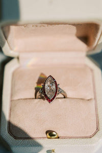 1.54ct Marquise cut diamond Ring