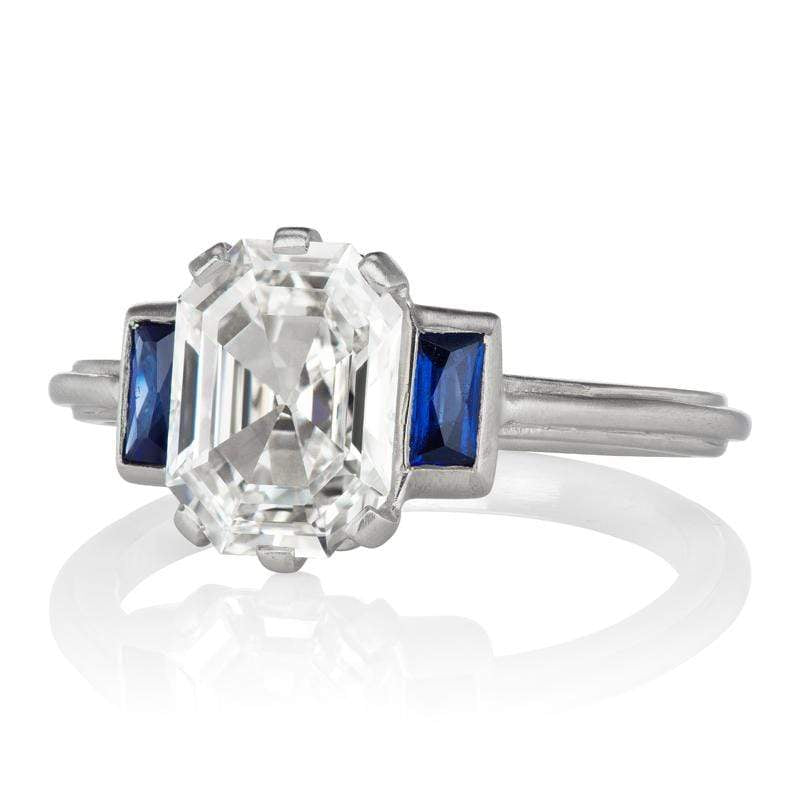 1.55ct Cut Cornered Rectangular Step Cut Diamond diamond engagement ring