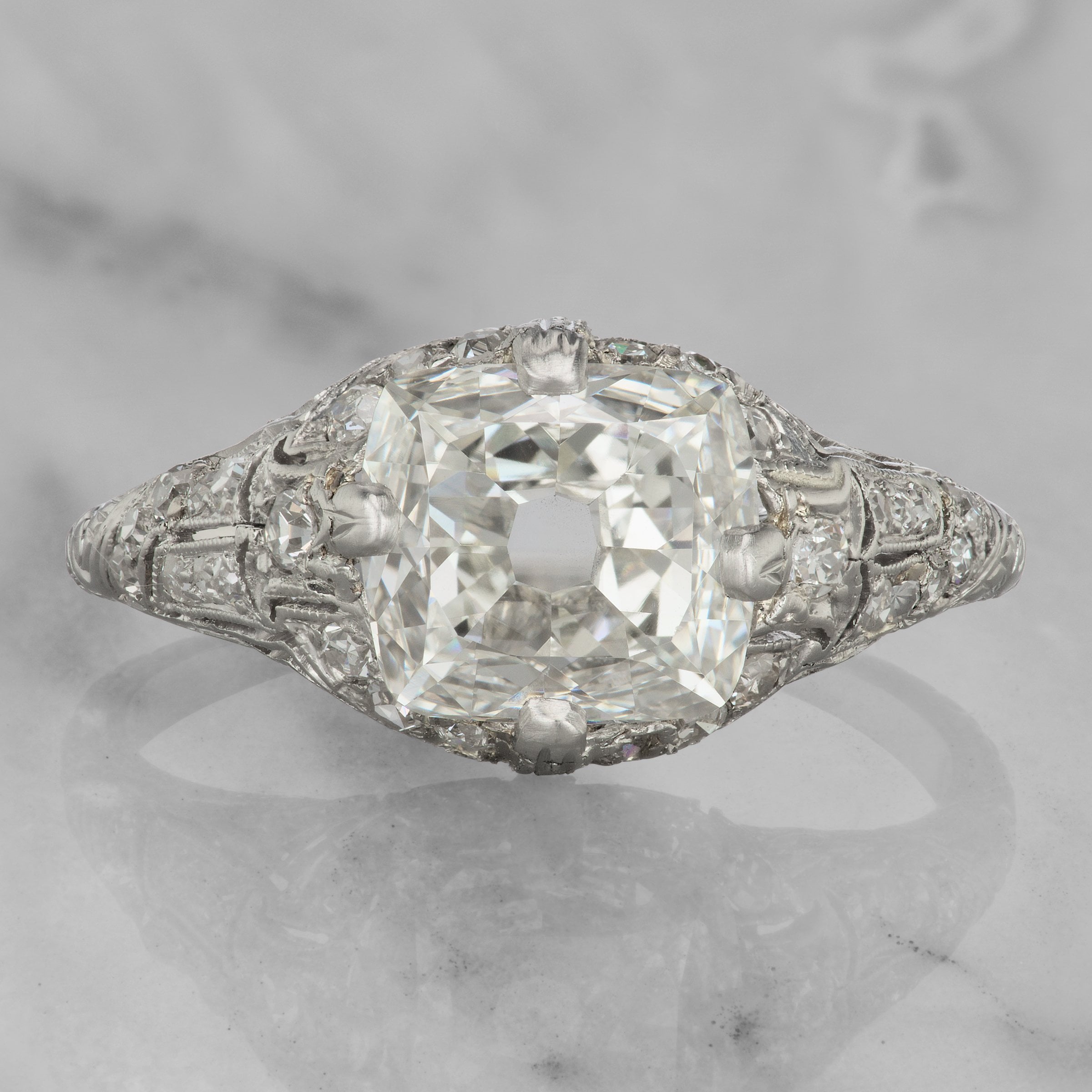 1.55ct old mine cut diamond