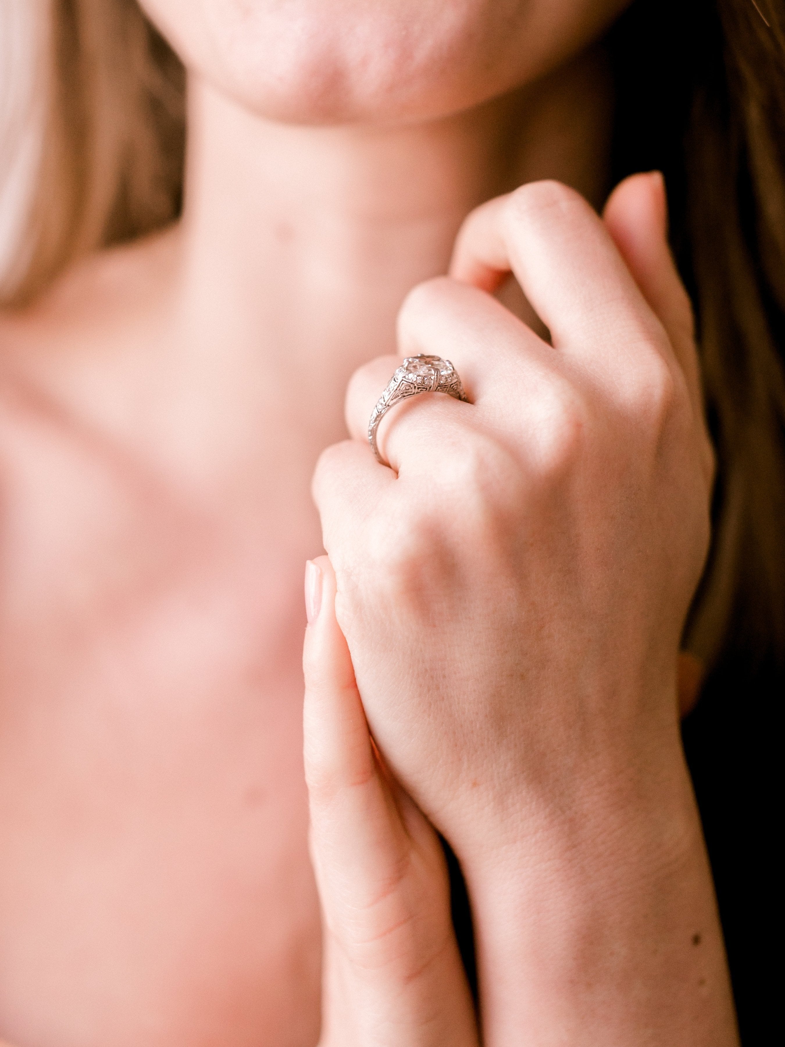 1.55ct old mine cut diamond