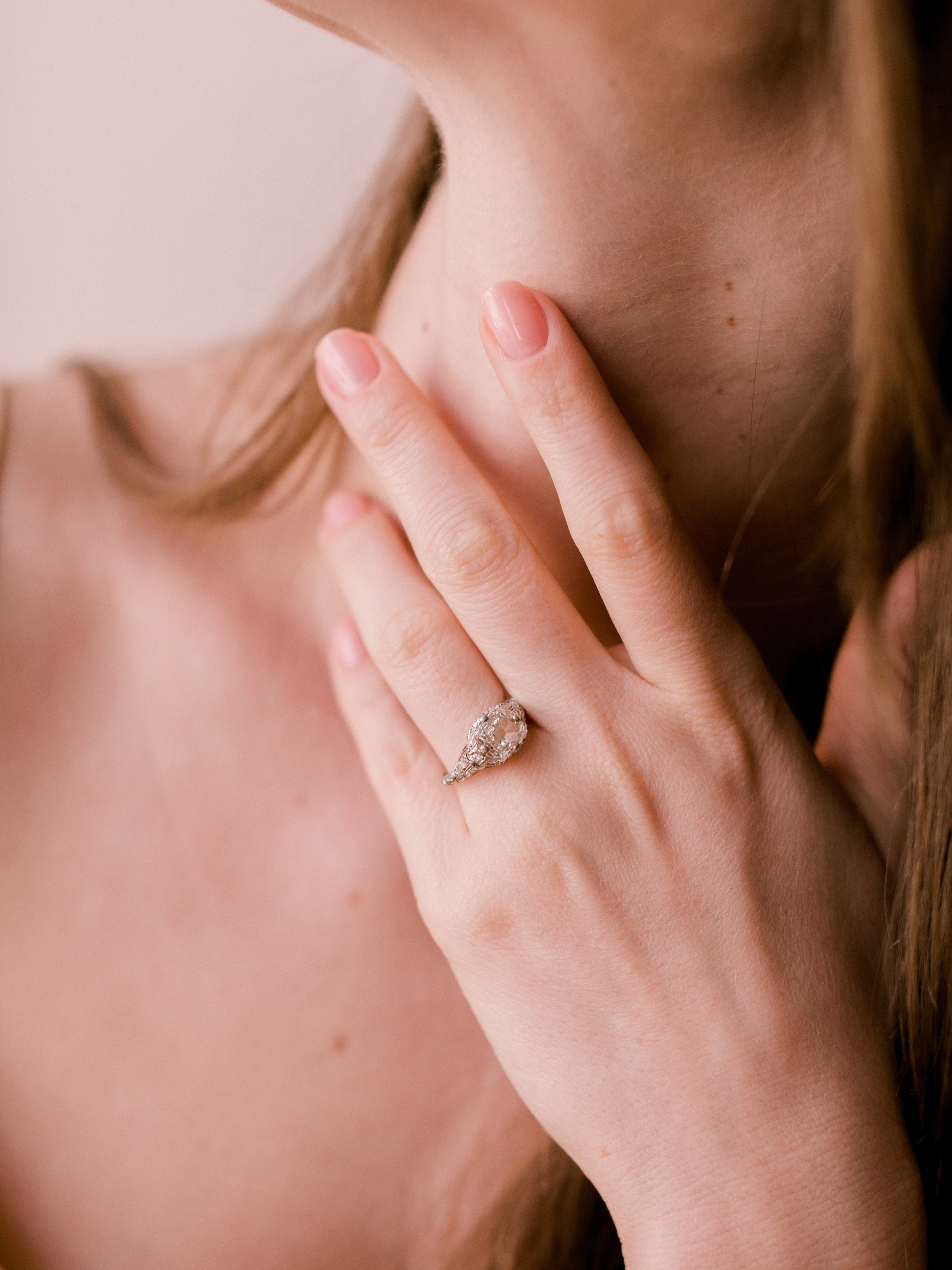 1.55ct old mine cut diamond