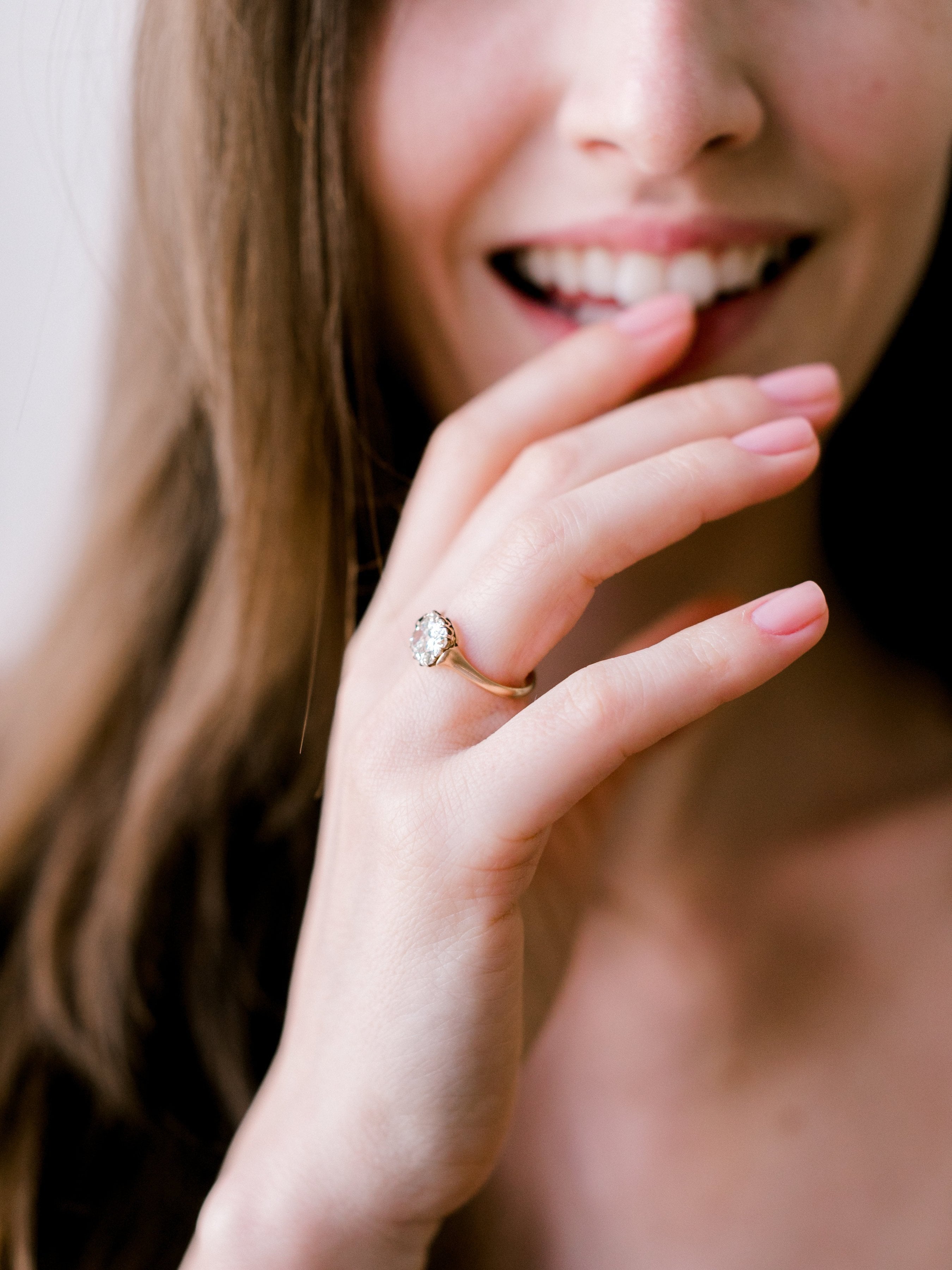 1.55ct old mine cut diamond