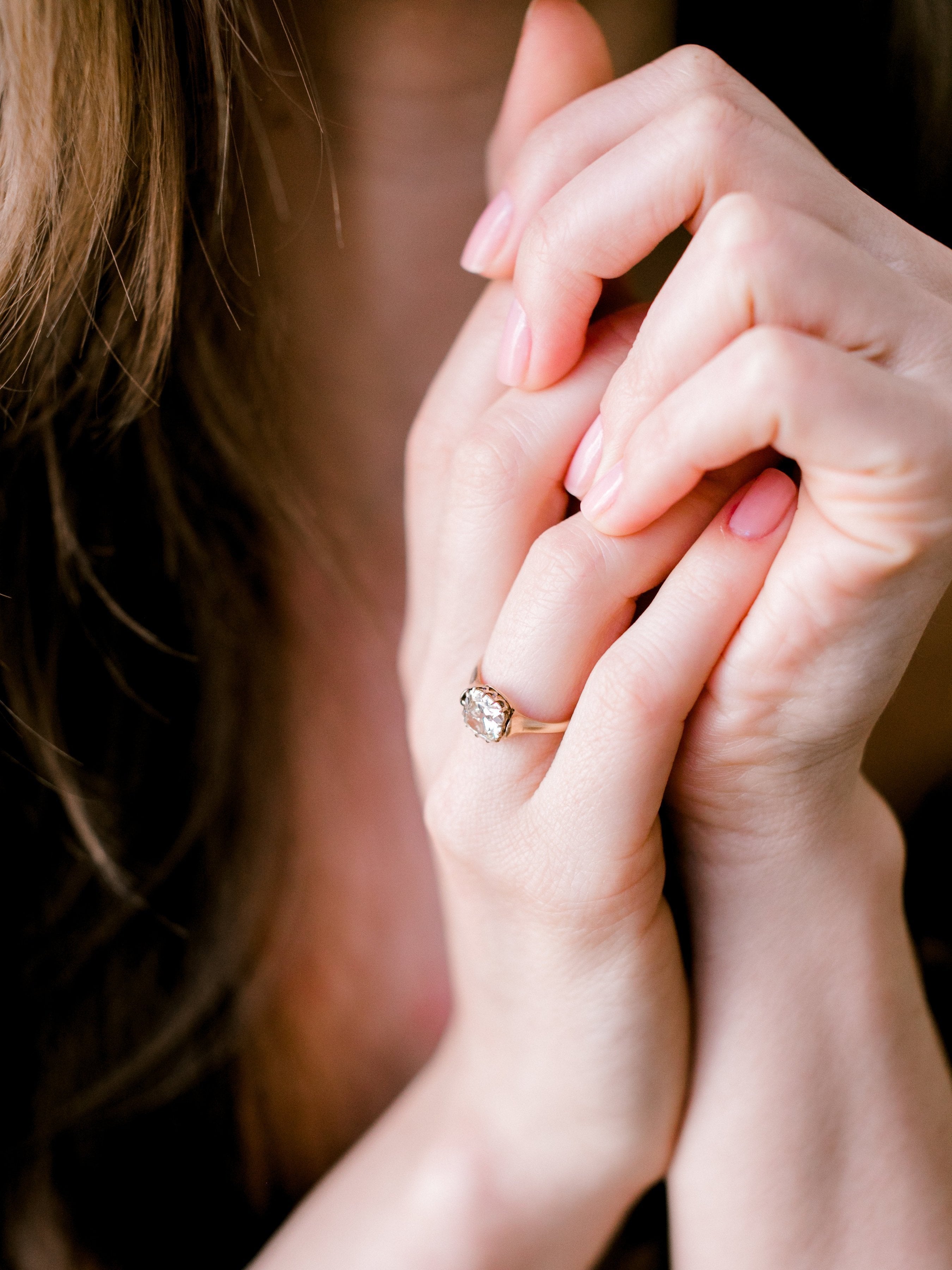 1.55ct old mine cut diamond