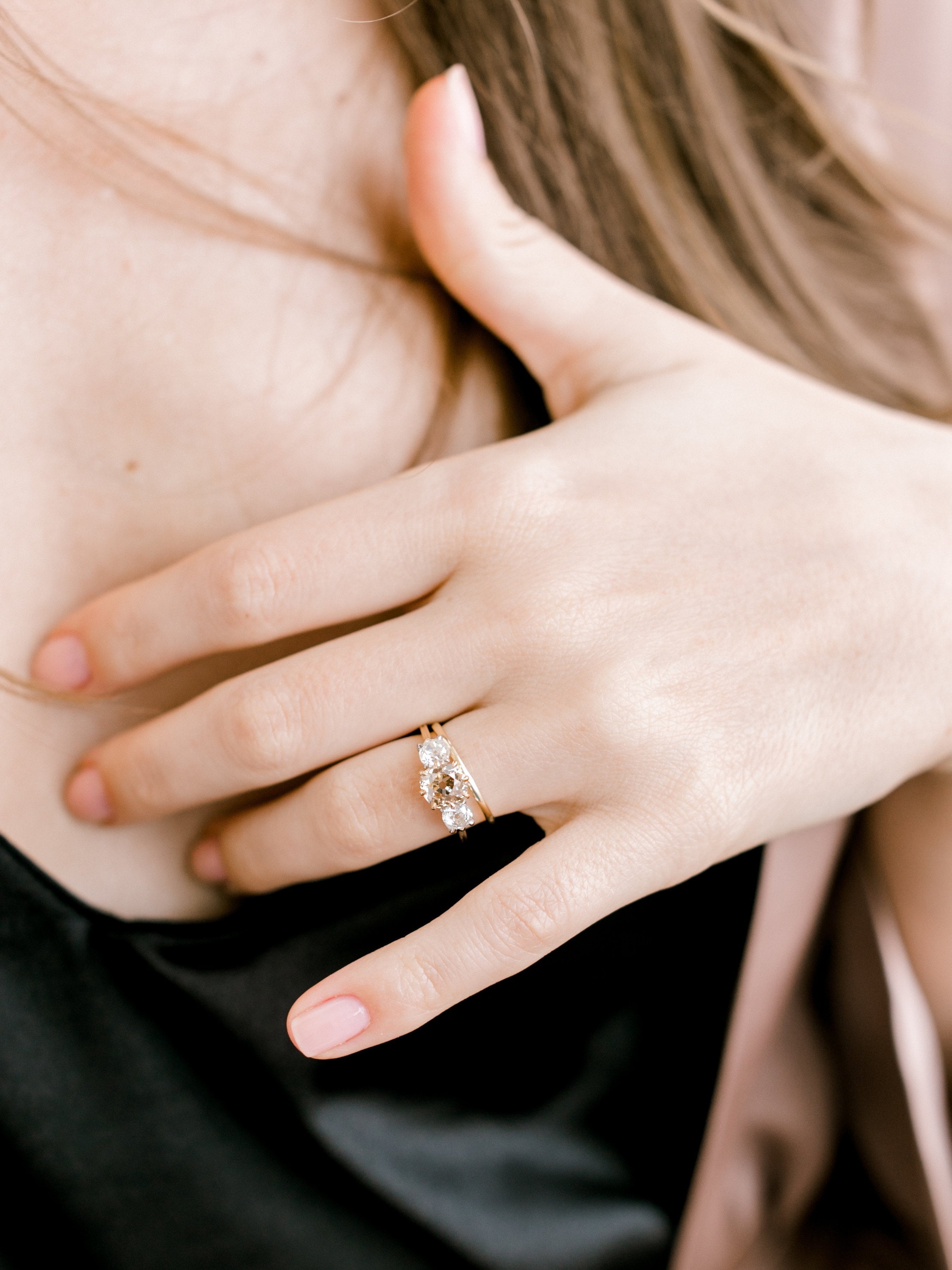 1.55ct old mine cut diamond