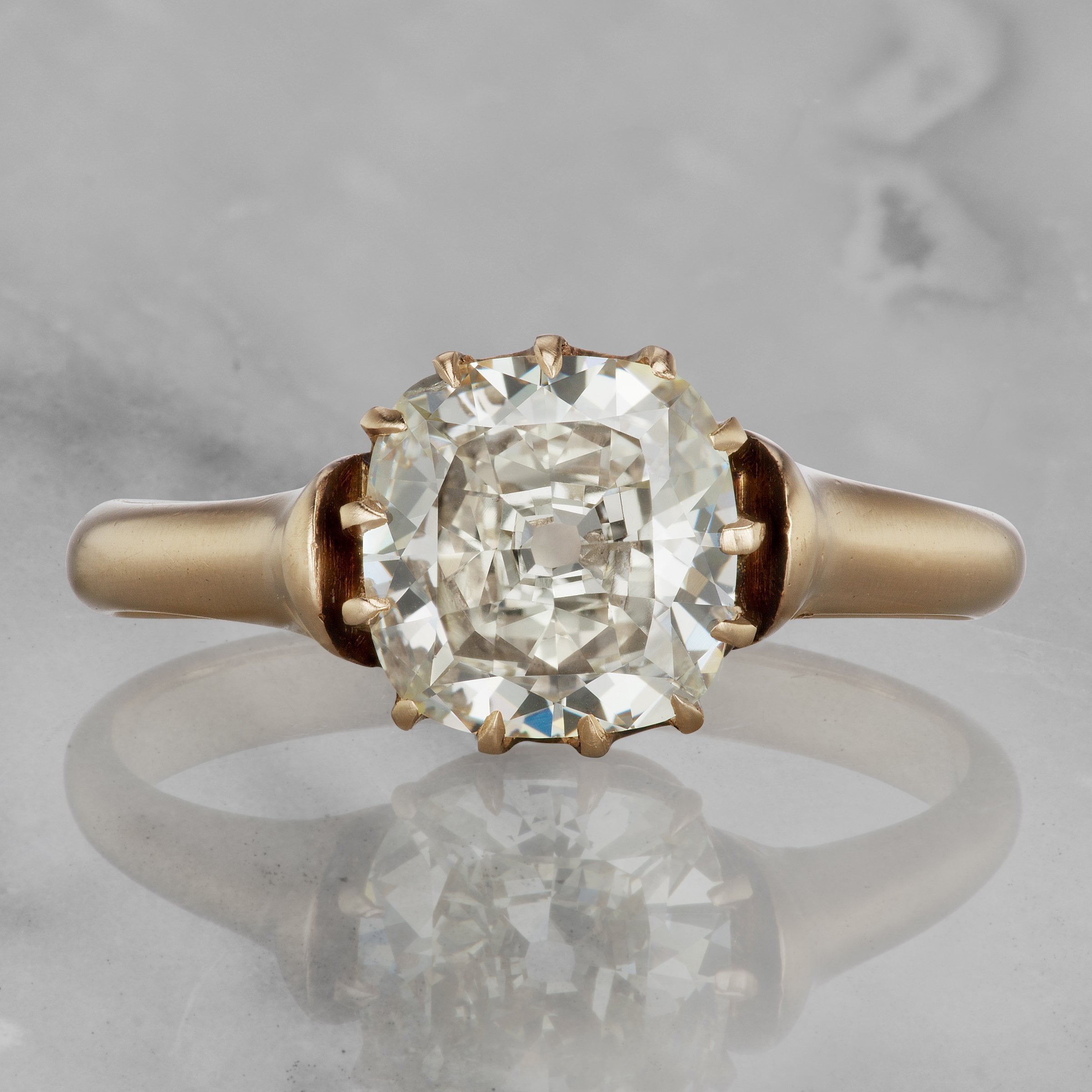 1.55ct old mine cut diamond