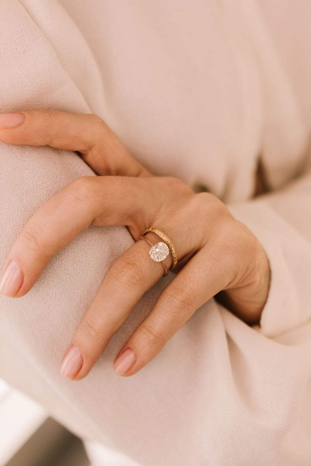 1.55ct old mine cut diamond