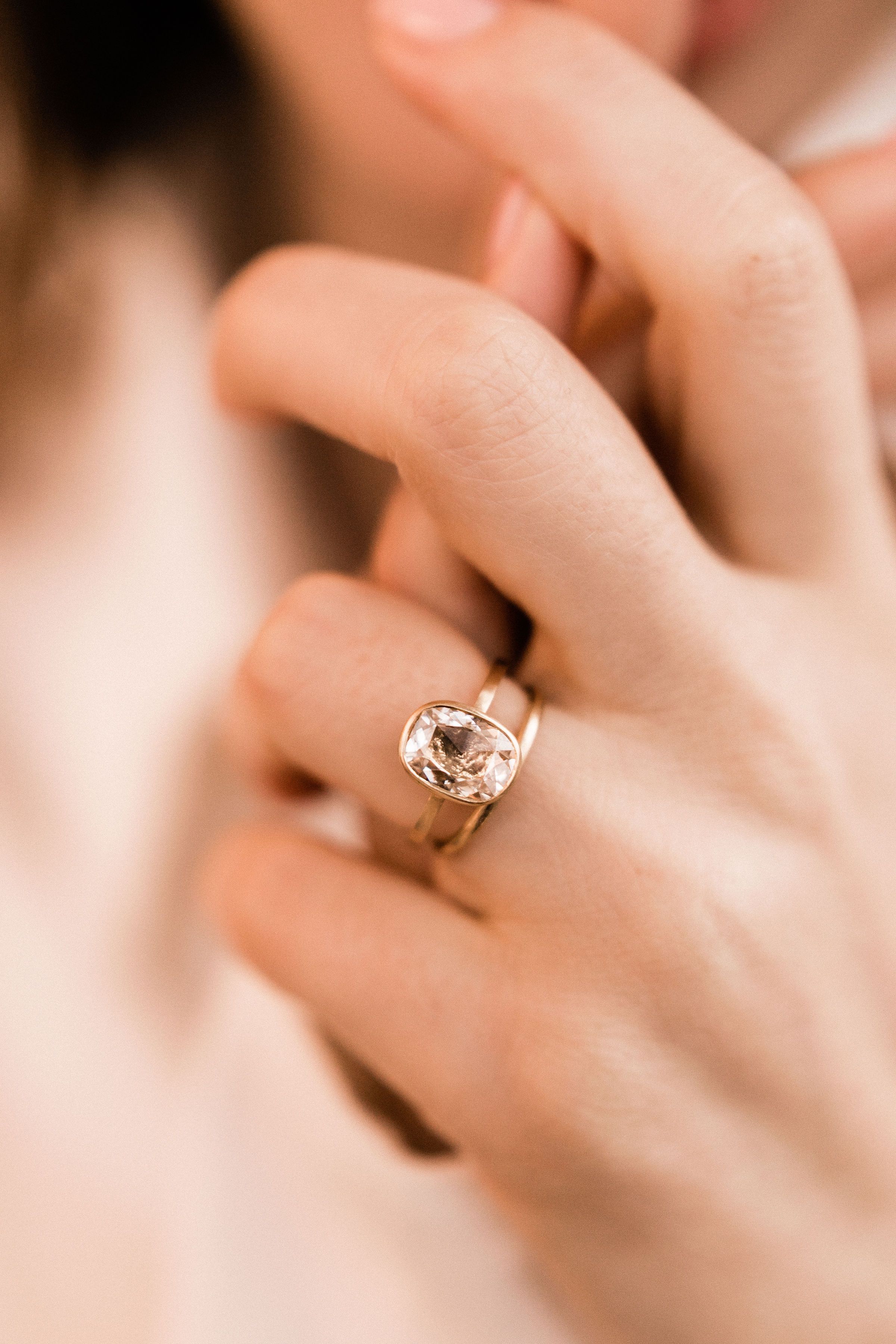 1.55ct Rose Cut diamond