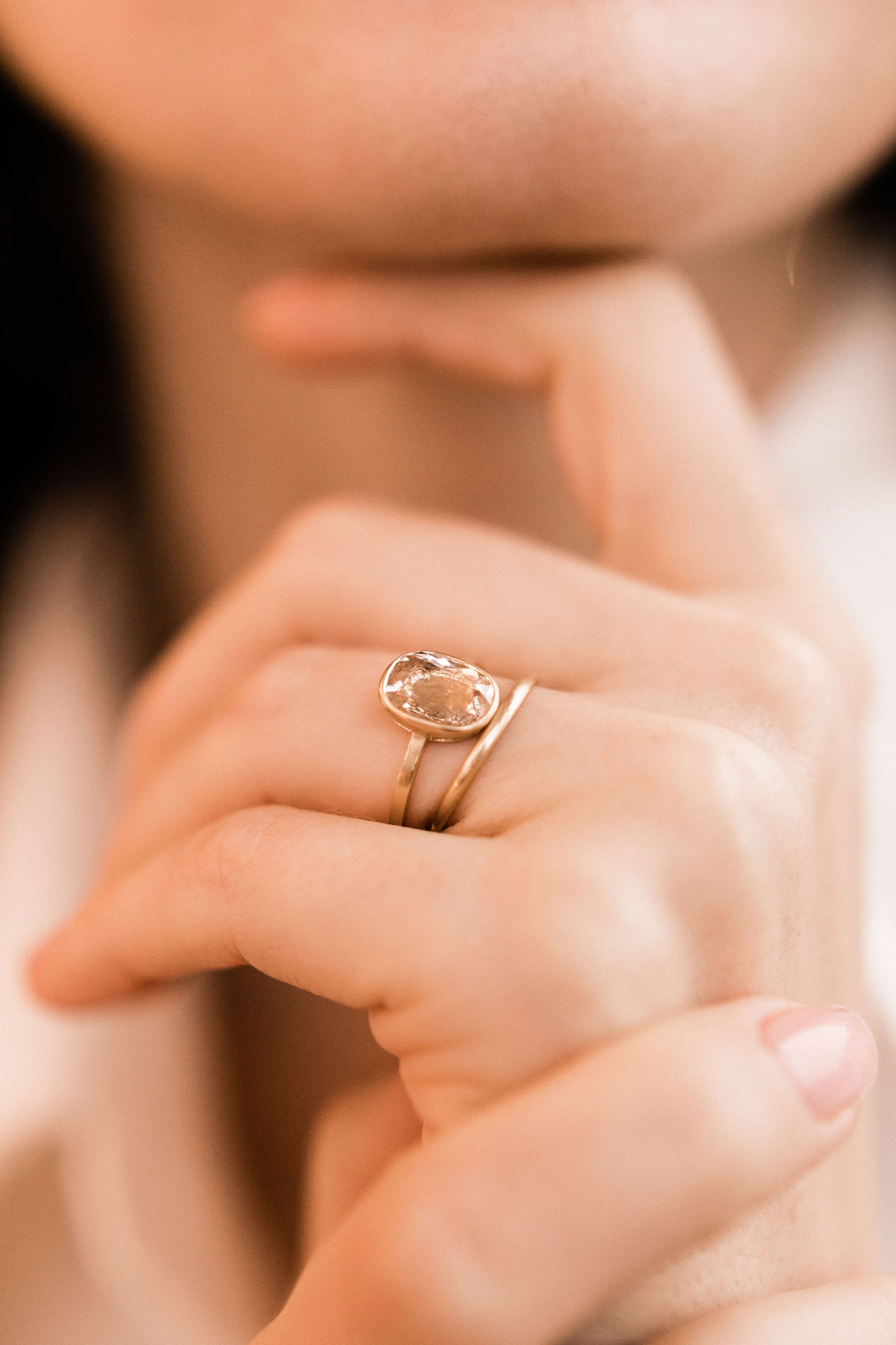 1.55ct Rose Cut diamond