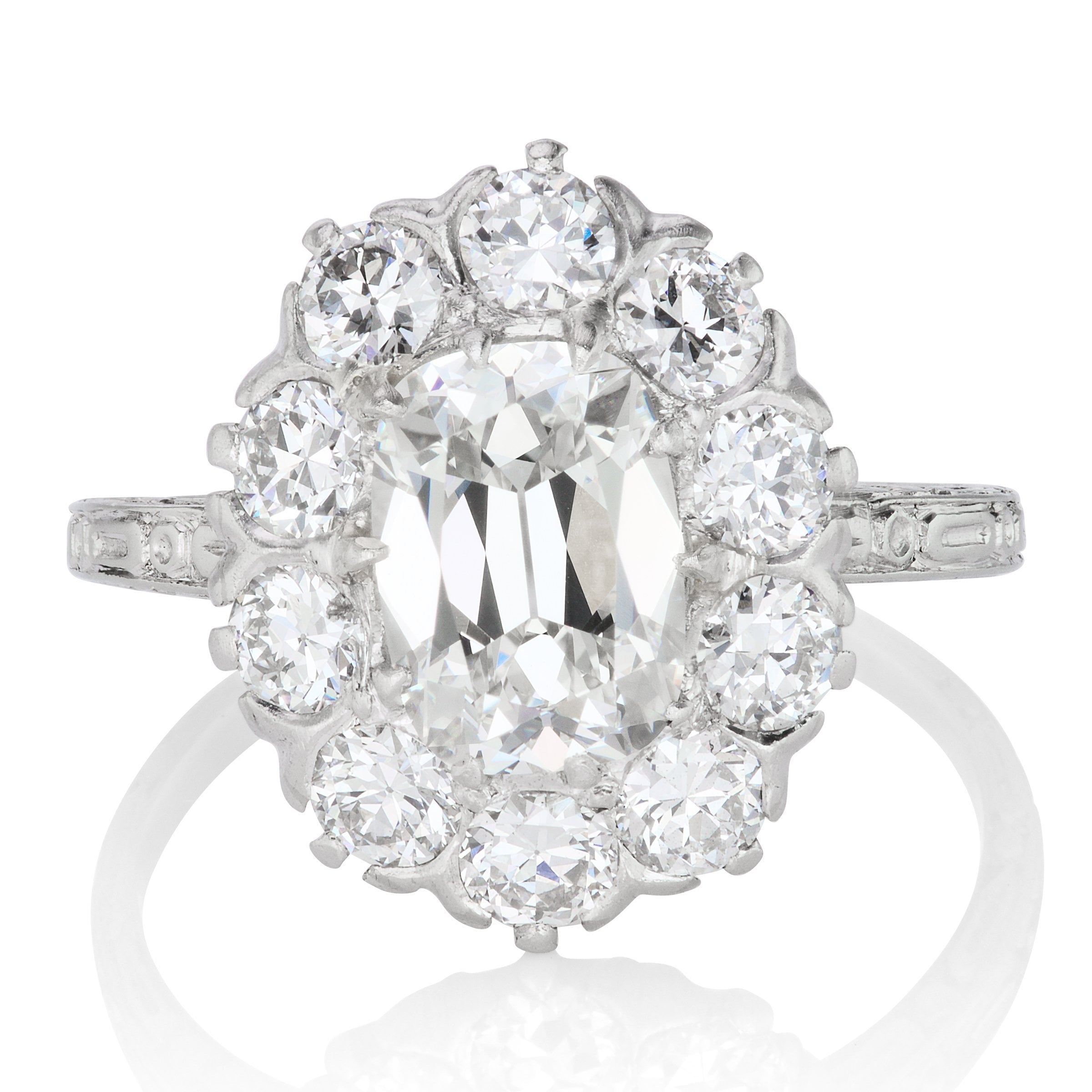 1.56ct antique cushion diamond