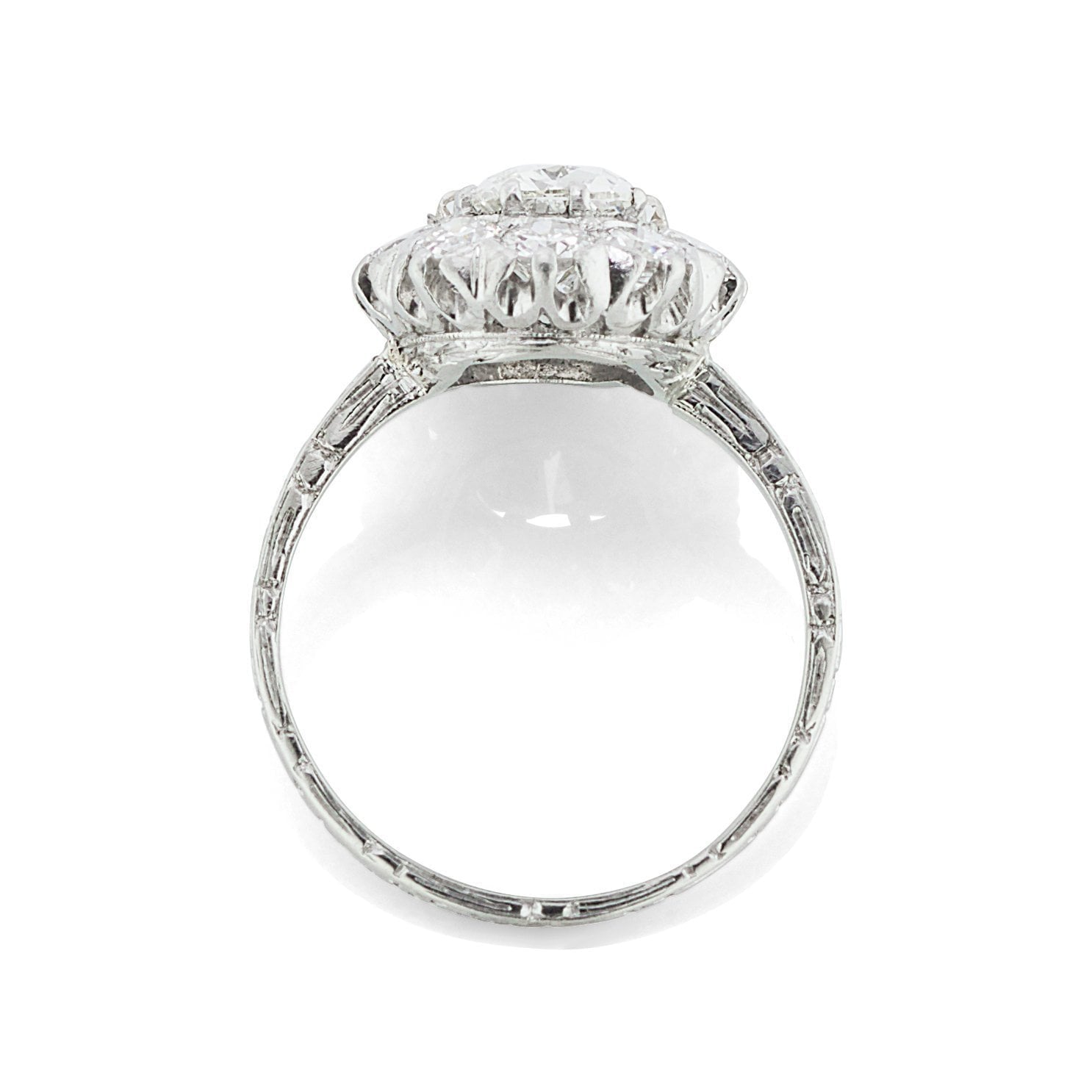 1.56ct antique cushion diamond
