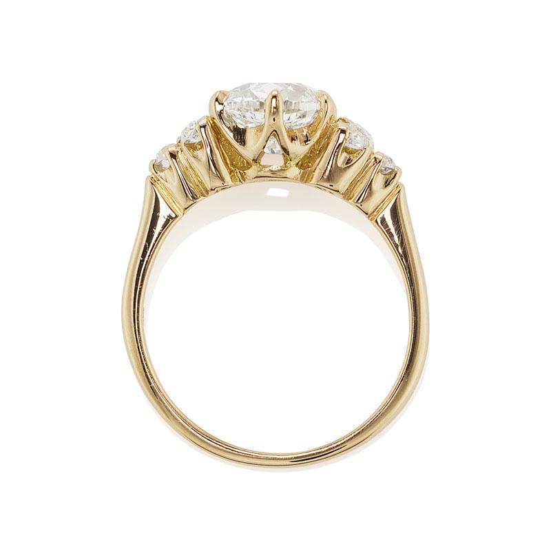 1.58ct old European cut diamond Rings