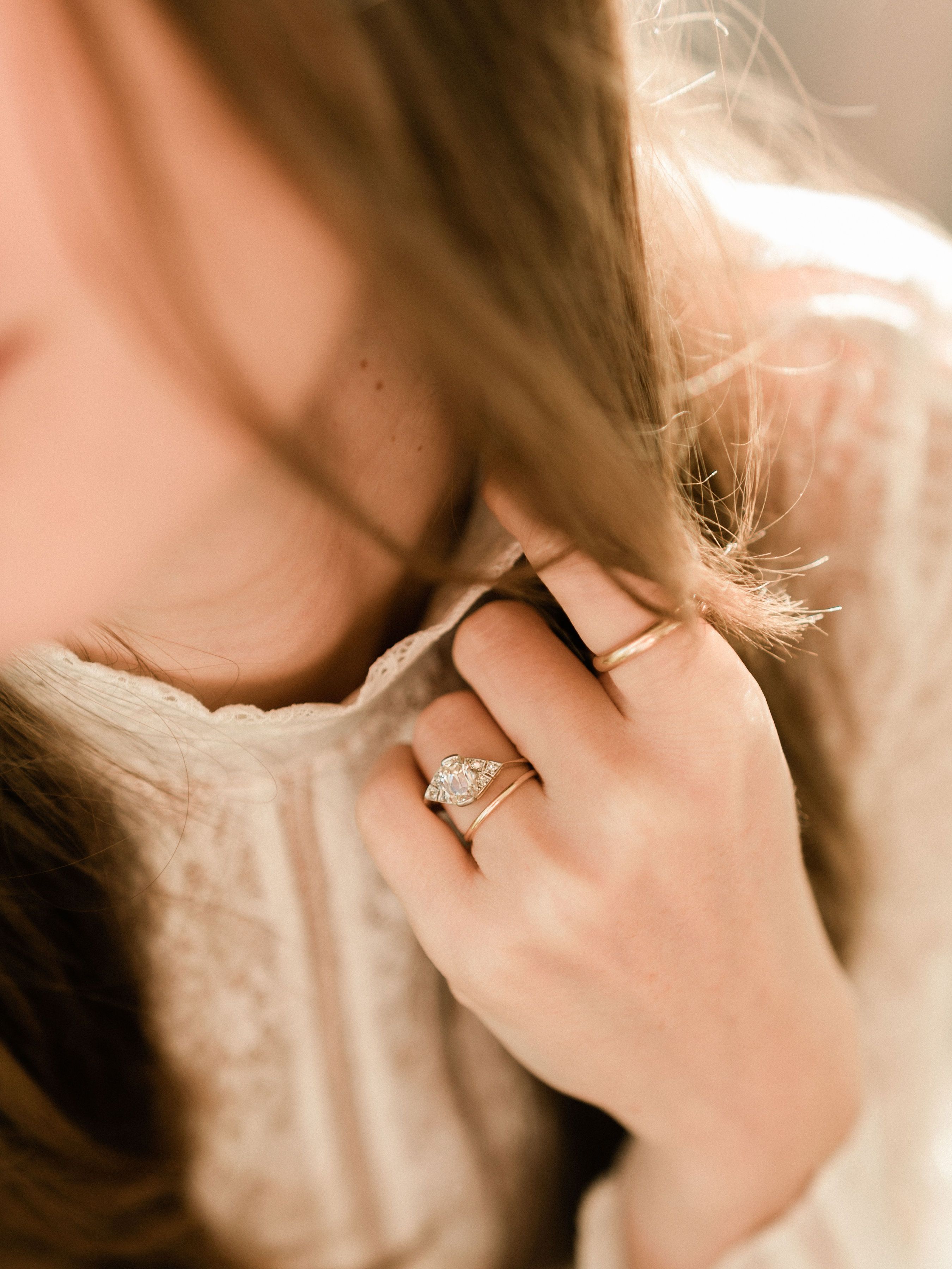 1.60ct antique cushion diamond