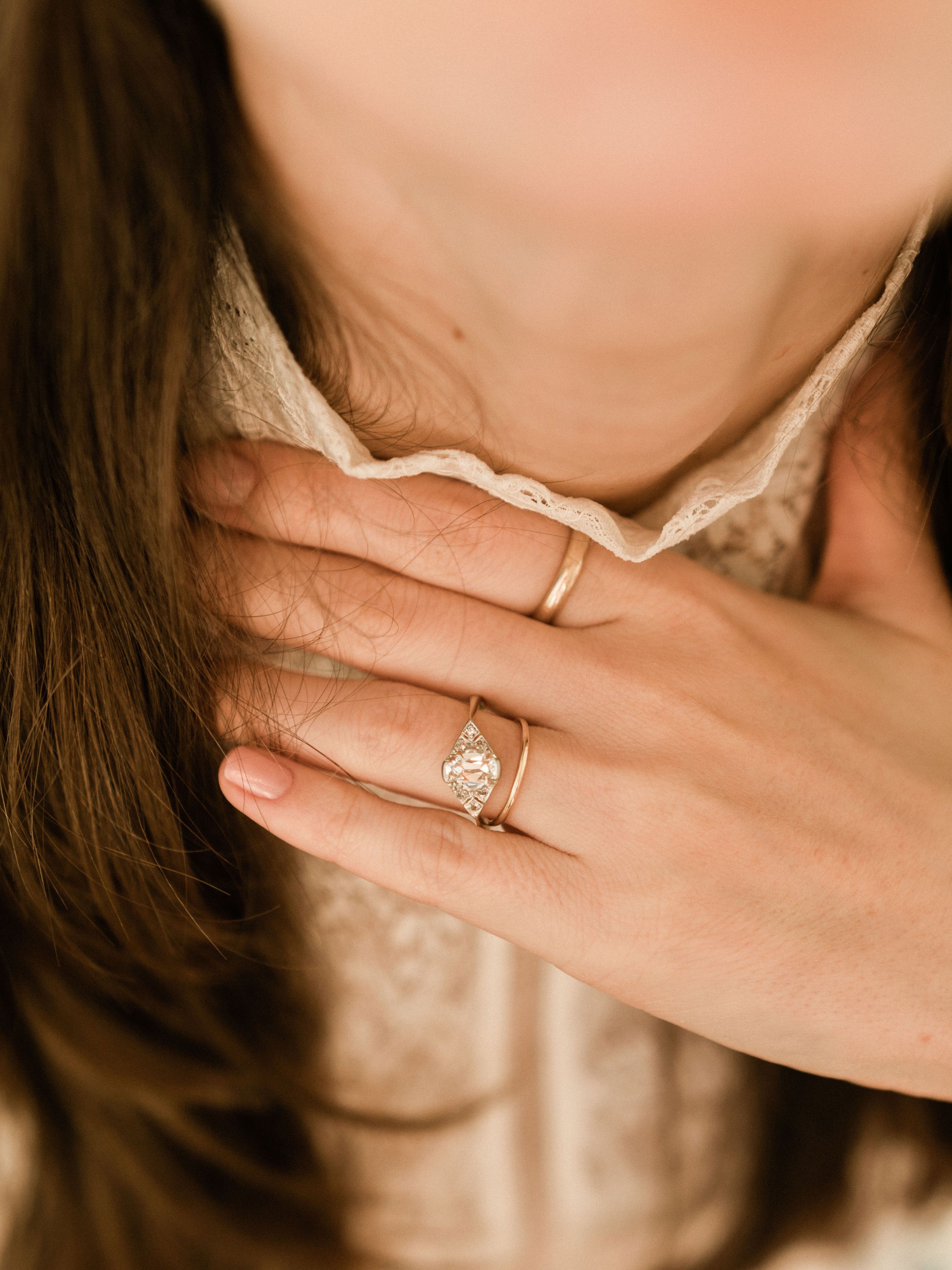 1.60ct antique cushion diamond