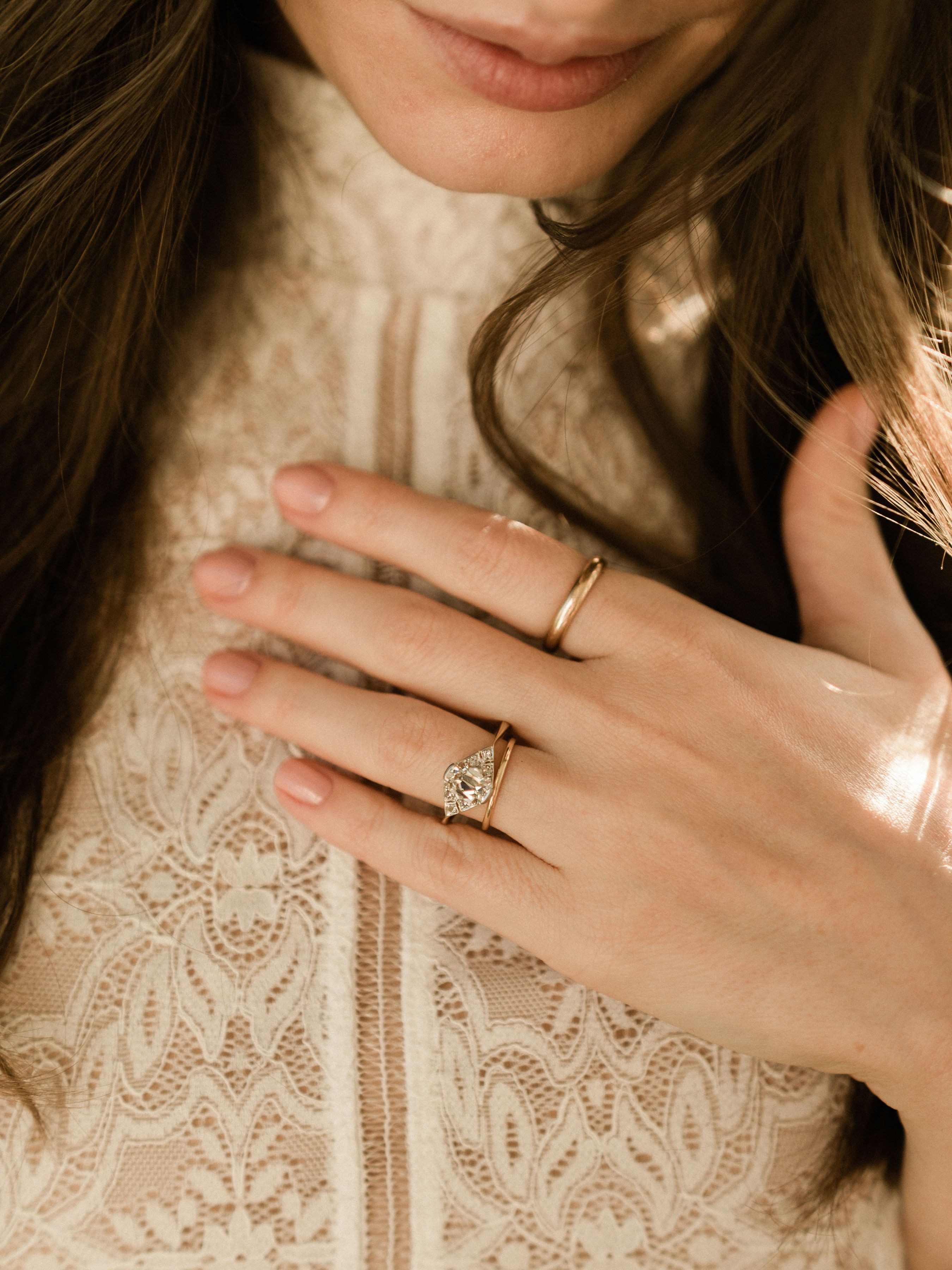 1.60ct antique cushion diamond