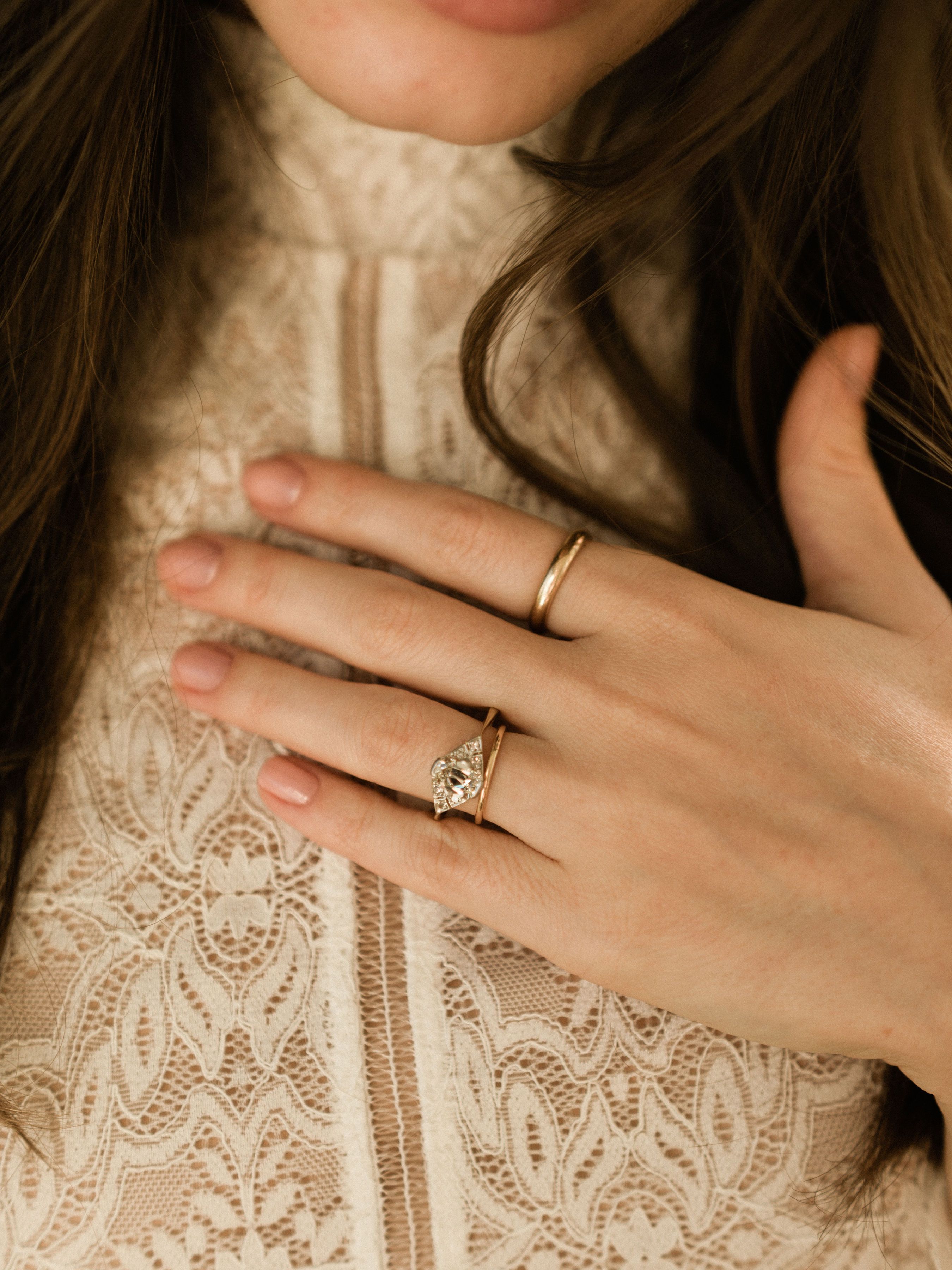 1.60ct antique cushion diamond