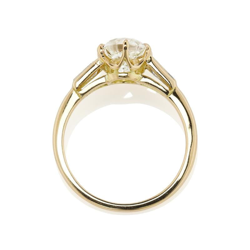 1.60ct old European cut diamond Ring