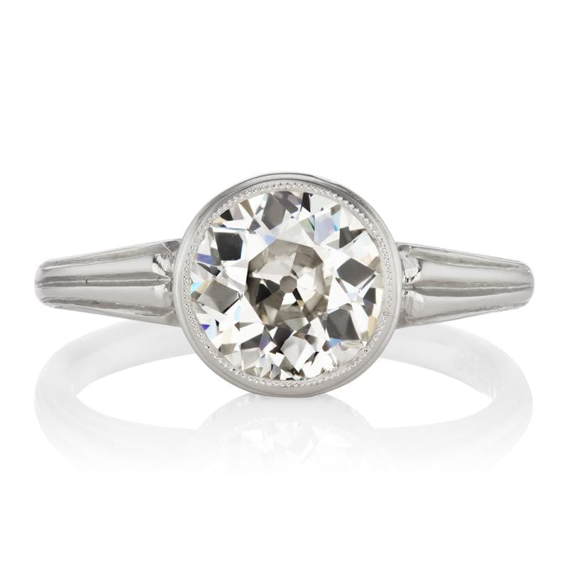 1.61ct old European cut diamond Ring