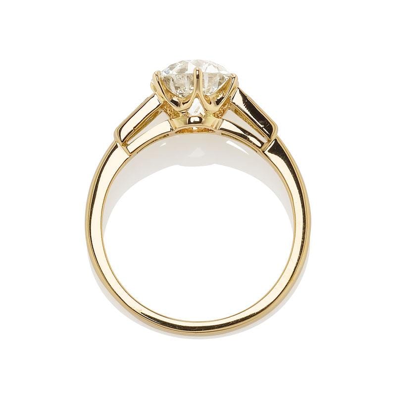 Tapered Baguette Style 1.62 ct Diamond Ring