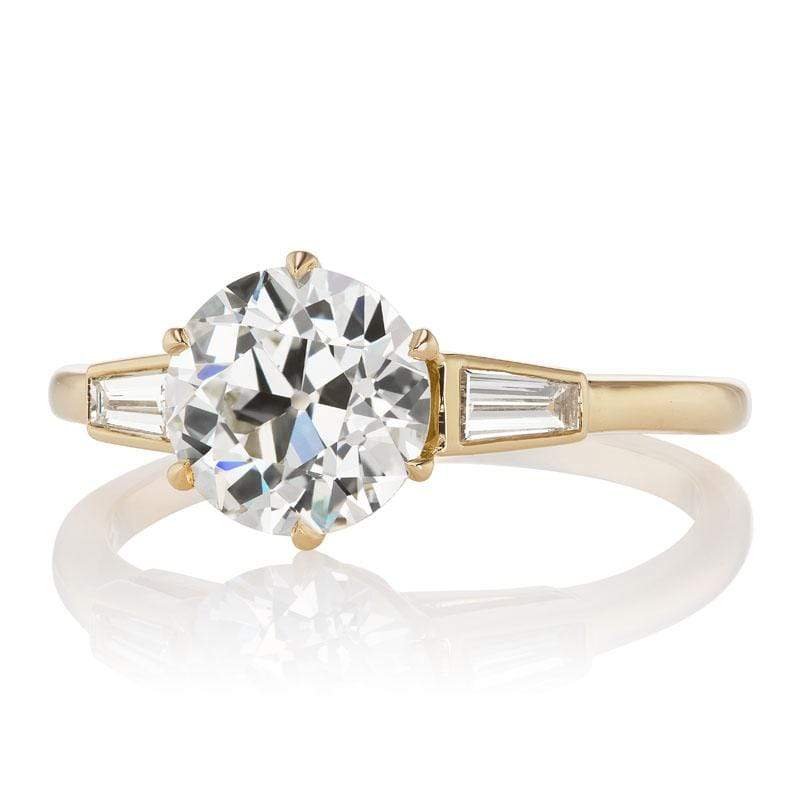 Tapered Baguette Style 1.62 ct Diamond Ring